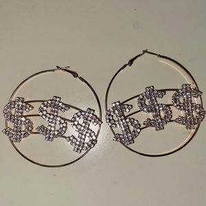 Money Sign Hoops💲💲